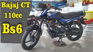 Bajaj Ct 110 BS6 Price Mileage New Features Full Review In Hindi [upl. by Anetta]