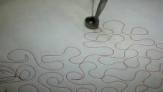 Stippling on an APQS Longarm Machine Quilting [upl. by Anecusa]