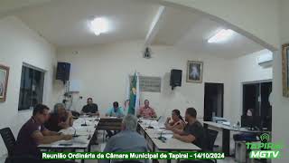 Confira a Reunião Extraordinária da Câmara Municipal de Tapiraí  14102024 [upl. by Bumgardner251]