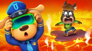 Sheriff and Virtual Game  Safety Tips for Kids  Kids Cartoon  Sheriff Labrador  BabyBus [upl. by Monti]