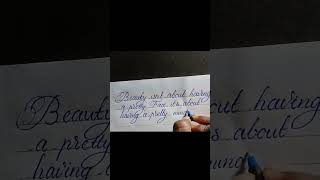 😍Beautiful calligraphy handwriting with pen handwritingstyles calligraphy [upl. by Bendick727]