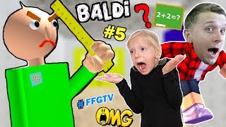 СБЕЖАЛИ из ШКОЛЫ BALDI Приключения Балди и его Друзей в ШКОЛЕ ROBLOX от Папы и Миланы FFGTV [upl. by Iiette]