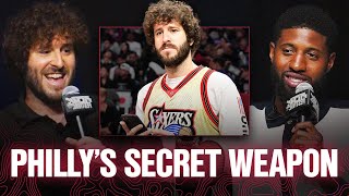 Lil Dicky on How He Help Convinced Paul George To Sign With The Sixers [upl. by Avad692]