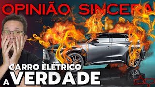 Carro elétrico A VERDADE Pega fogo Bateria vicia Desvaloriza muito Ninguem quer usado FIPE [upl. by Peery]