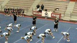 Putnam City North HIgh School Varsity Cheerat cheer camp 2010 [upl. by Yeloc]