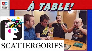 À Table  Scattergories [upl. by Odnumde]