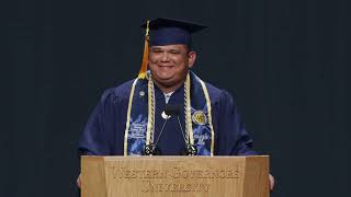 WGU 2024 Fort Worth Commencement  Business amp Technology  Graduate Speaker Roman Guajardo [upl. by Lapointe658]