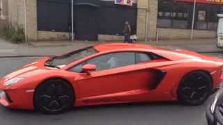 Lord Aleems Aventador spotted in Bradford [upl. by Nottage21]