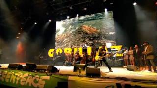 Gorillaz  O Green World Live  Glastonbury 2010 [upl. by Hilliary]