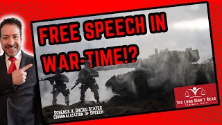 First Amendment at War Schenck v United States [upl. by Dahcir]