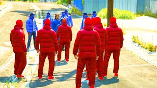 GTA 5 BLOODS VS CRIPS BEEF [upl. by Ettenyl]