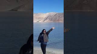 Pangong jheel Blue sky water by Soji Rinku and Minati Behera Cuttack [upl. by Nuahsad935]