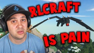 Minecraft except it is INSANELY Difficult RLCraft Modpack [upl. by Assirhc]