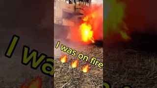 What happens when you drive heavy equipment through fire crazy fire heavyequipment shorts [upl. by Eirolam]