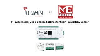 HowTo Connect amp Install Stair amp Waterflow Striplight Sensor [upl. by Anirhtak853]