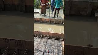 Sunken Slab Concreting Work construction civilsite concrete civilengineer viralshort fyp [upl. by Anilrac821]