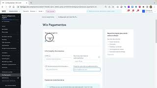 Como ativar a forma de pagamento padrão da Wix [upl. by Vudimir799]