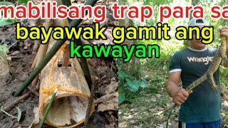 Pinaka madaling gawing trap para sa bayawakgamit Ang kawayan [upl. by Orit]