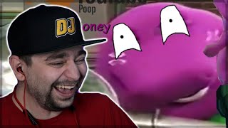 WHYYY BARNEY 😂  YTP  Easy Baloney Day REACTION [upl. by Uttasta]