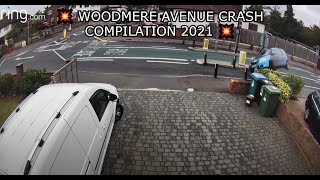 Woodmere Avenue Width Restriction Crashes Compilation [upl. by Akiwak]