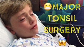 Major Tonsil Surgery😷😰🤒🤕 [upl. by Aelegna]