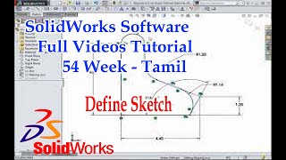 Solidworks Fully Define Sketch Feature  Tamil  Under DefinedFully Defined and Over Defined [upl. by Kitrak310]