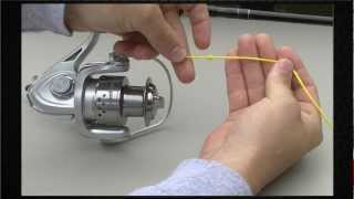 How to Spool a Spinning Reel [upl. by Adlaremse162]