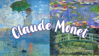 Claude Monet Playlist 🌿  Letra sub español  artsy playlist [upl. by Arimihc861]