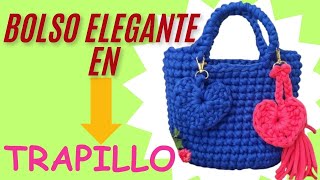 BOLSO ELEGANTE EN TRAPILLO [upl. by Agace]