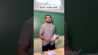 End miss mat karna✨Backbenchers exam time🤣youtubeshorts tiktok funnyshorts shorts like yt fun [upl. by Willms]