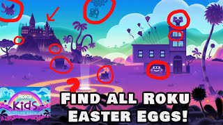 Kids Movie Easter Eggs  Roku Kids Movie Theme Screensaver 1 hour [upl. by Yendor]