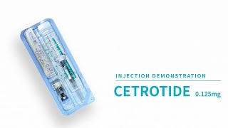 【Injection Demonstration】Cetrotide 0125 [upl. by Stodder]