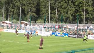 PINZOLO 2015 Ultimo allenamento del ritiro per la Roma [upl. by Attenal]