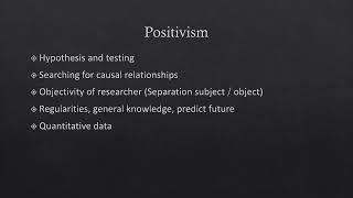 Positivism vs Postpositivism  Introduction [upl. by Coretta]