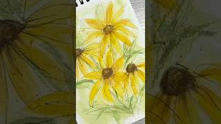 How to Paint Loose Watercolor Flowers [upl. by Esilrahc]