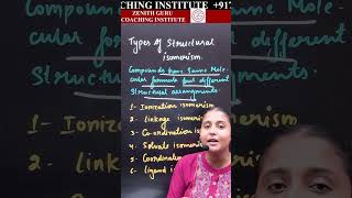 Types Of Structural Isomerism l 1 Min Chemistry 117 l Class 12 shorts [upl. by Nets]