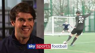 Kaka plays 7aside in Hackney And gets nutmegged [upl. by Grubb691]