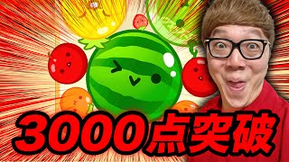 【スイカゲーム】ヒカキン、ついに3000点突破で超高スコア叩き出す【ヒカキンゲームズ】 [upl. by Barnebas]