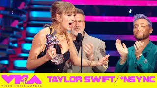 NSYNC Presents Taylor Swift w Best Pop Award  2023 VMAs [upl. by Eiramassenav]