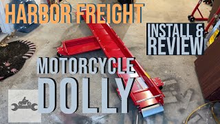 Harbor Freight Motorcycle Dolly [upl. by Mildrid]