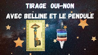 TIRAGE OUINON AVEC BELLINE ET LE PENDULE 🔮 Je réponds à ta question🔮 belline pendulevoyance [upl. by Adnyl445]