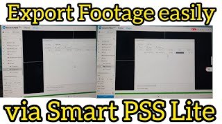 Exporting Footage via SmartPSS Lite  Smart Pss lite Backup  Smartpss lite Export Cctv footage [upl. by Stout]