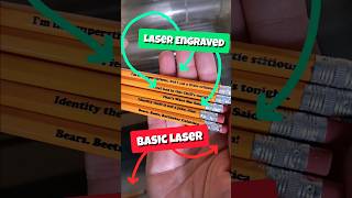 Easy Diy Laser Engraved Pencil Template lasercraft laserengraving lasermachine [upl. by Arres]