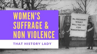 Women Suffrage Alice Paul and Non Violence [upl. by Atnad]