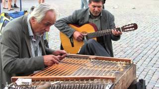 HungarianRomanian Street MusiciansCimbalomAdrian Ursulets Band﻿  Copenhagen Aug 2014 Part 3 [upl. by Ardnaz]