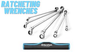 DURATECH Extra Long FlexHead Double Box End Ratcheting Wrench Set Review [upl. by Lochner947]