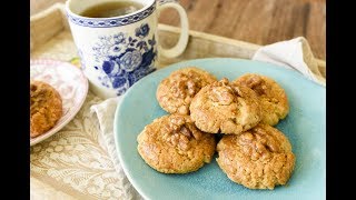 Walnut Cookies Recipe  核桃酥合桃酥食譜 [upl. by Arel]