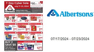 Albertsons Weekly Ad US  07172024  07232024 [upl. by Hirasuna]