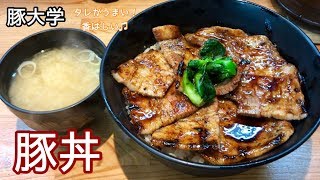 豚丼【一息くん480】豚大学 [upl. by Hnaht878]