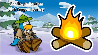 Unavailable Bonfire pin location  Club penguin journey [upl. by Soloma207]